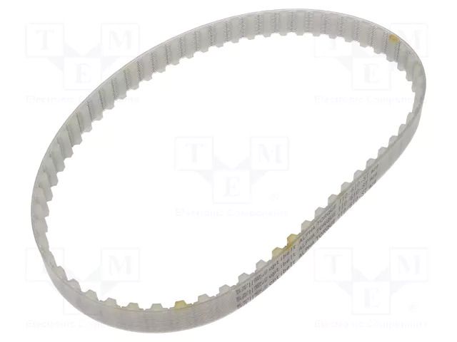 Timing belt; T10; W: 16mm; H: 4.5mm; Lw: 610mm; Tooth height: 2.5mm OPTIBELT T10-610-16-77ZA