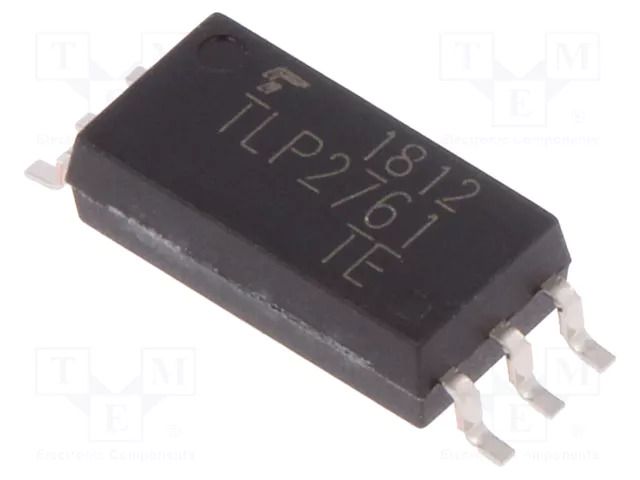 Optocoupler; SMD; Ch: 1; OUT: totem pole; 5kV; 15Mbps; SO6L; 25kV/μs TOSHIBA TLP2761-E-T