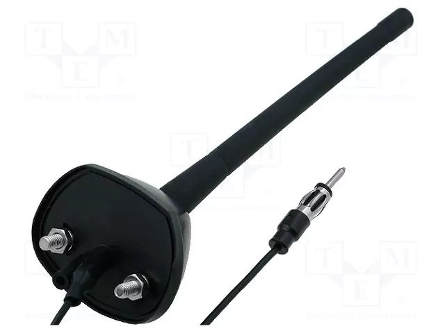 Antenna; automotive; 0.18m; rubber mast 4CARMEDIA ANT.10