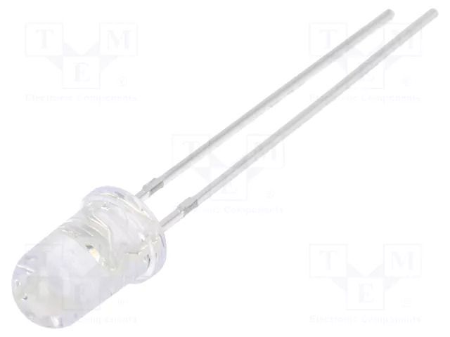 LED; bluish green; 5mm; 25000÷30000mcd; 15°; Front: convex OPTOSUPPLY OSG3DA5111A