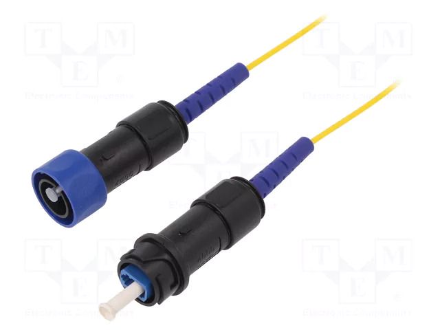 Fiber patch cord; PIN: 1; single mode simplex (SM); bayonet; 25m BULGIN PXF4055AAC
