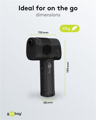 Elektriskais kompresors.6Wh Max 46.8W Goobay 61667 4040849616679