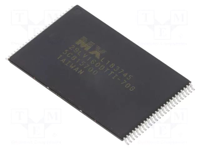 IC: FLASH memory; 16MbFLASH; 70ns; TSOP48; parallel MACRONIX INTERNATIONAL MX29LV160DTTI-70G