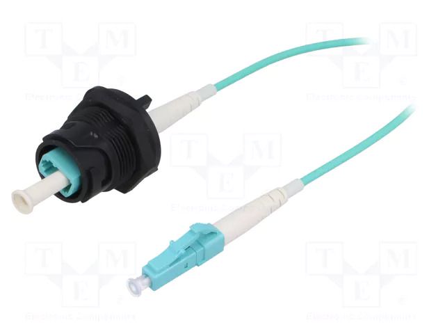 Fiber patch cord; PIN: 1; multi mode simplex (MM); bayonet BULGIN PXF4053CAA