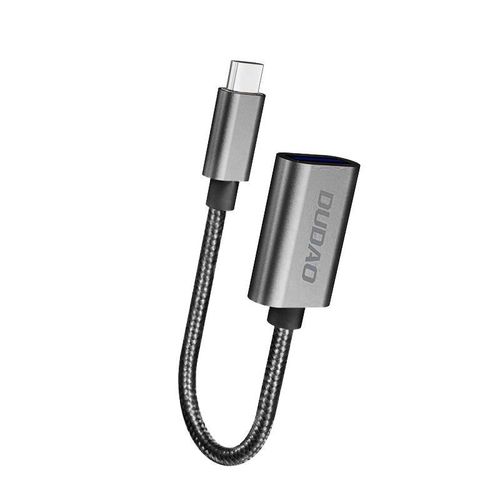 Dudao adapter cable OTG USB 2.0 to USB Type C gray (L15T), Dudao 6970379618370 6970379618370