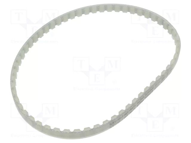 Timing belt; AT10; W: 10mm; H: 5mm; Lw: 580mm; Tooth height: 2.5mm OPTIBELT AT10-580-10-77ZA
