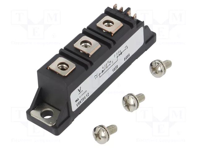 Module: thyristor; double series; 1.2kV; 60A; Ifmax: 135A; screw VISHAY VS-VSKT56/12