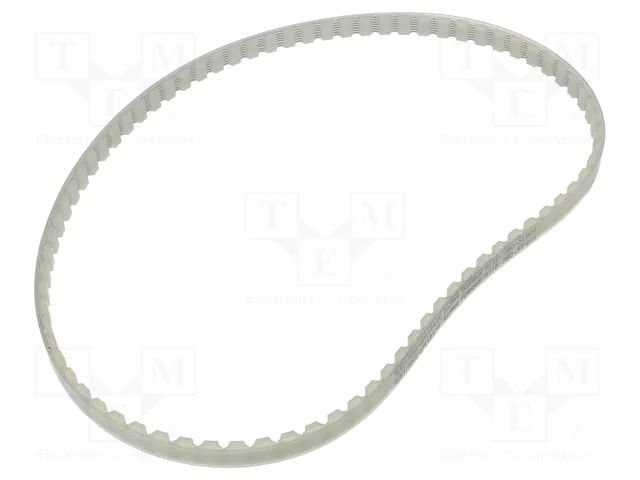 Timing belt; AT10; W: 10mm; H: 5mm; Lw: 780mm; Tooth height: 2.5mm OPTIBELT AT10-780-10-77ZA