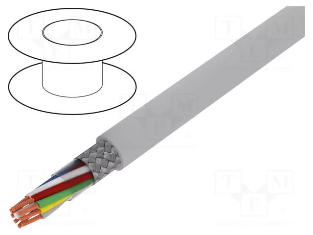 Wire; UNITRONIC® Li2YCY (TP); 4x2x0.5mm2; PVC; grey; 50V LAPP LI2YCY-TP4X2X0.5