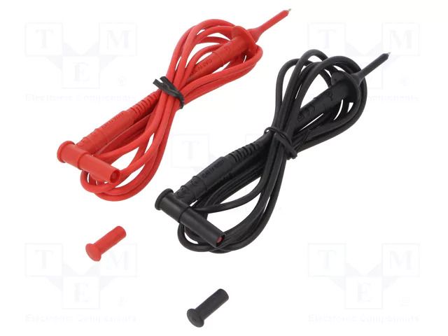 Test leads; Inom: 15A; Len: 1.5m; red and black; Insulation: PVC CHAUVIN ARNOUX CA-P01295456Z