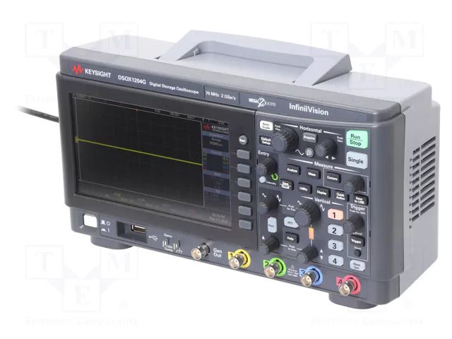 Oscilloscope: digital; DSO; Ch: 4; 70MHz; 2Gsps; 1Mpts; LCD 7"; ≤5ns KEYSIGHT DSOX1204G
