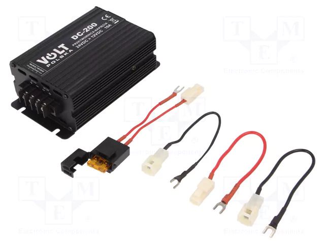 Converter: DC/DC; Uout max: 13.8VDC; Usup: 21÷30VDC; 10A; 0÷40°C VOLT POLSKA DC200-24/12