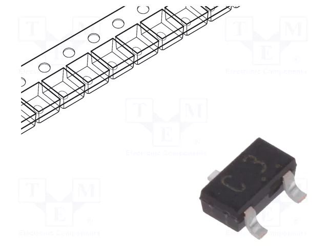 Transistor: NPN; bipolar; 20V; 0.3A; 0.15W; SOT346 TOSHIBA 2SC3326-A
