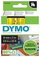 TAPE, BLACK/YELLOW, 6MM 43618