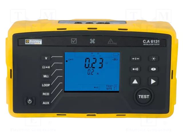 Meter: appliance meter; LCD; VAC: 0÷800V; ±(1%+2digit); IP54 CHAUVIN ARNOUX CA-6131