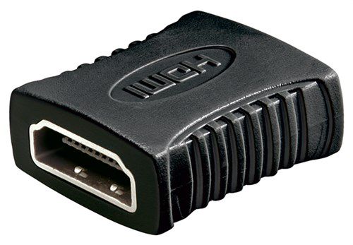 Standard HDMI™ Adapter (Coupling), 4K/60Hz, black - HDMI™ female (Type A) > HDMI™ female (Type A) 68688