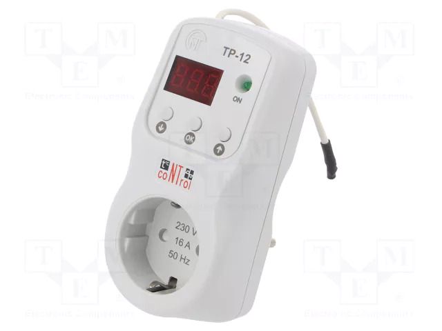 Automation module: regulator; digital; temperature; 220÷230VAC NOVATEK ELECTRO TR-12-3