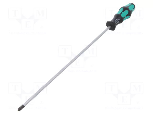 Screwdriver: standard; Pozidriv®; PZ2; Kraftform Plus-300 WERA WERA.05009319001