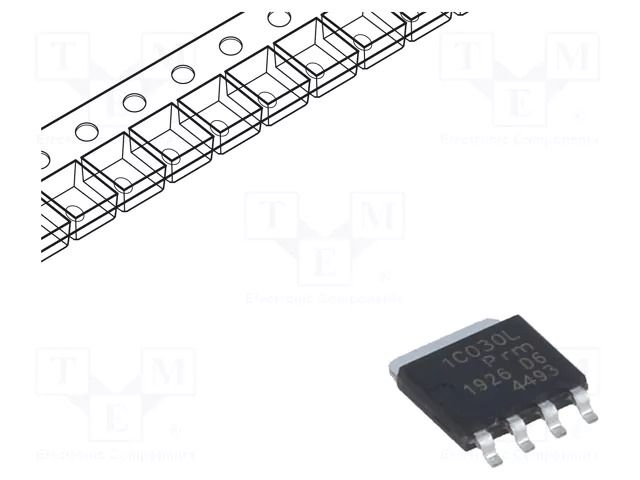 Transistor: N-MOSFET; unipolar; 30V; 100A; 272W NEXPERIA PSMN1R0-30YLC.115