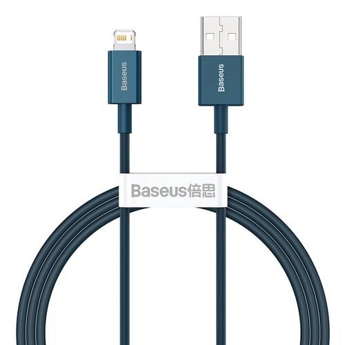 Baseus Superior Cable USB - Lightning 2,4A 1 m Blue (CALYS-A03), Baseus 6953156205420 6953156205420
