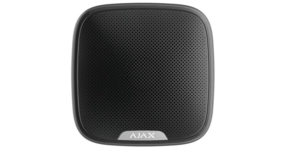 Wireless outdoor siren Ajax StreetSiren DoubleDeck (black) AJSTREETSIRENDDECKB