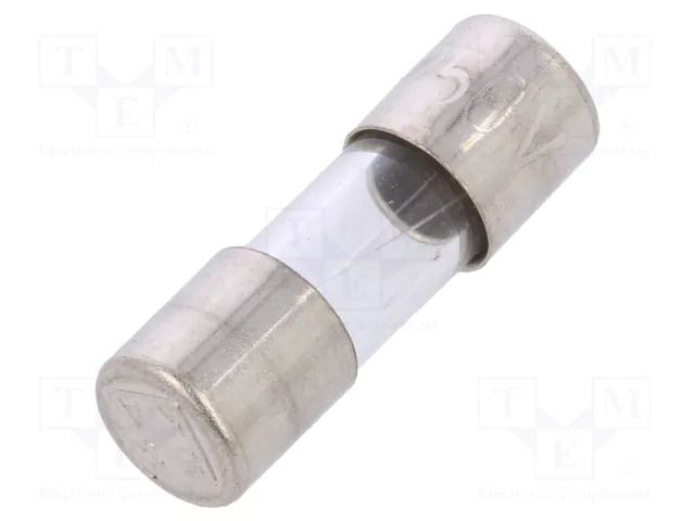 Fuse: fuse; 0.5A; 250VAC; time-lag; cylindrical,glass; 5x15mm ESKA ZKTM-0.5A