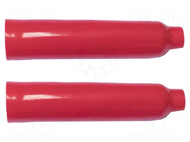Insulator; red; PVC; 107mm; 2pcs. MUELLER ELECTRIC BU-43PR-2