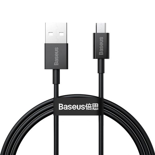 Baseus Superior USB-A / micro USB 2A cable 1m - black, Baseus 6953156208476 6953156208476