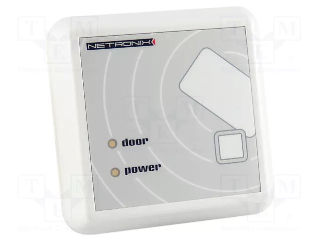 RFID reader; 7÷16V; RS485; antenna,buzzer; 82x82x22mm; white NETRONIX UW-D4G