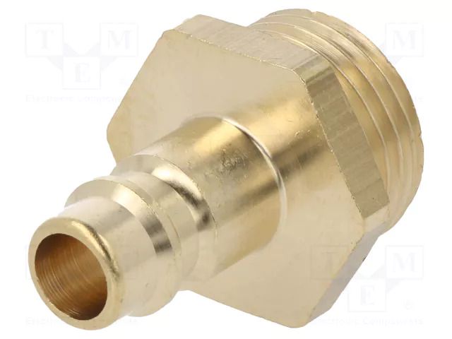 Quick connection coupling; 0÷35bar; brass; 35mm; 1000l/min PNEUMAT ES-12-NA