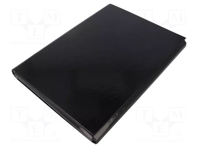 Folder; A4; black; Velcro fastening OFFICE PRODUCTS OFFICE-RZEP/BK