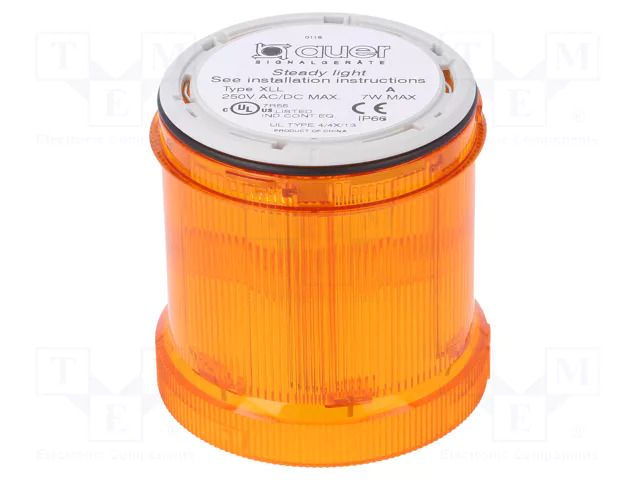 Automation module: light signaller; orange; bulb BA15D; IP66 AUER SIGNAL 900001900