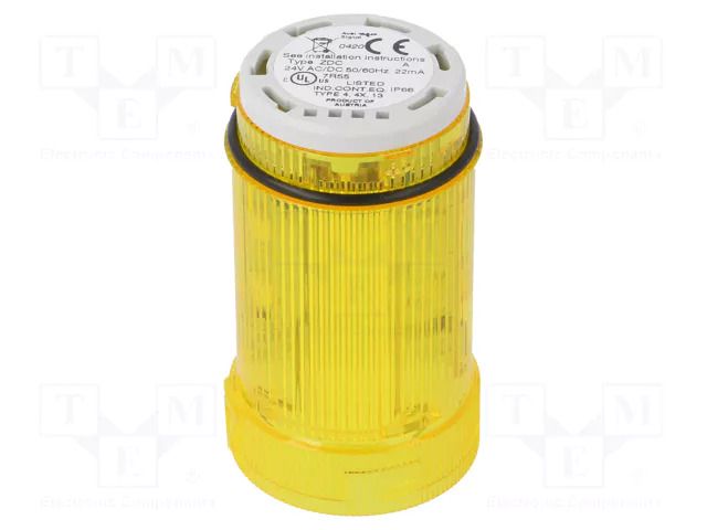 Automation module: light signaller; yellow; LED; 24VDC; 24VAC AUER SIGNAL 902017405