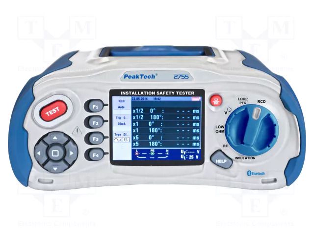 Meter: appliance meter; LCD TFT 3,5"; 320x240; VAC: 80÷500V; IP65 PEAKTECH PKT-P2755