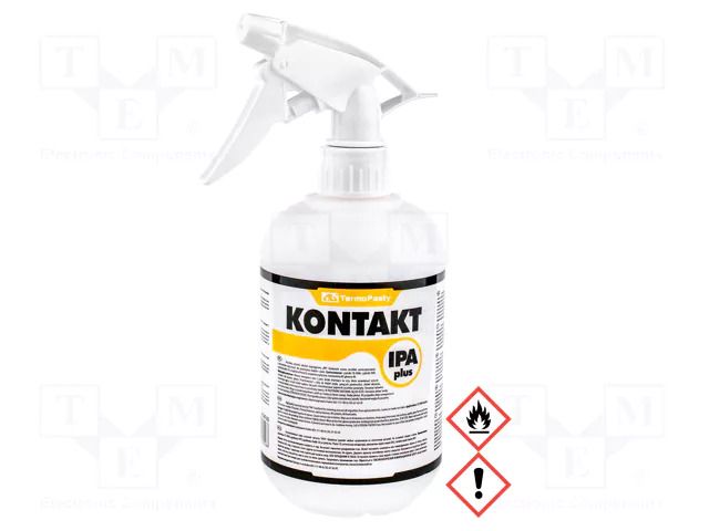 Isopropyl alcohol; KONTAKT IPA Plus; 500ml; liquid; colourless AG TERMOPASTY IPA-500