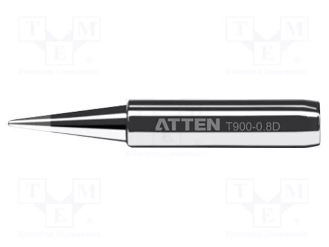 Tip; chisel; 0.8x0.6mm ATTEN T900-0.8D