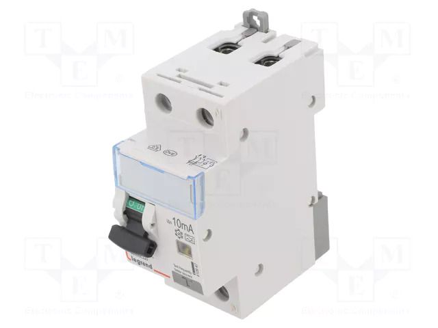 RCBO breaker; Inom: 16A; Ires: 10mA; Max surge current: 250A; IP20 LEGRAND 410947