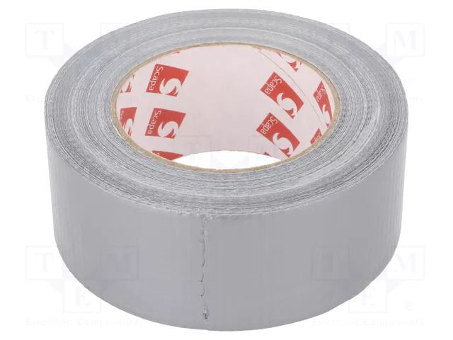 Tape: duct; W: 48mm; L: 50m; Thk: 0.14mm; silver; caoutchouc; -10÷75°C SCAPA SCAPA-3159-48/50SV