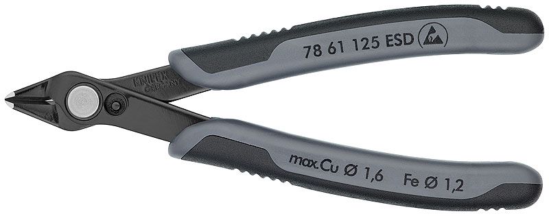 Knaibles 78 61 125 ESD Cu max 1,6 Ø mm Al max 1,2 Ø mm KNIPEX KNIP/7861125ESD 4003773025184