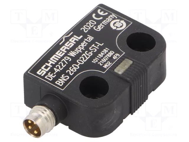 Safety switch: magnetic; BNS 260; NC x2; IP67; Electr.connect: M8 SCHMERSAL 101184381