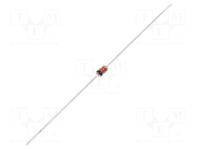 Diode: switching; THT; 100V; 0.15A; reel,tape; Ifsm: 0.5A; DO35; 4ns DC COMPONENTS 1N4148-DC