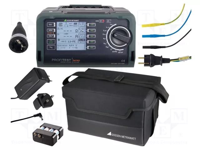 Meter: appliance meter; LCD; Earthing R range: 0.3÷9.99kΩ; IP40 GOSSEN METRAWATT GM-M503A