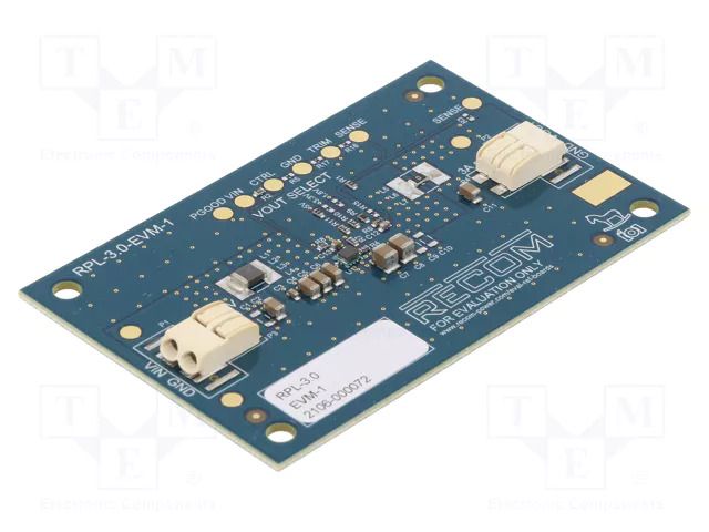 Extension module; Uin: 4÷18VDC; Uout: 1.8÷5VDC; Iout: 3A RECOM RPL-3.0-EVM-1