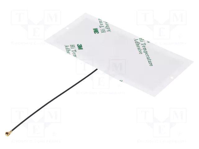 Antenna; ISM,RF; 0.7dBi; linear; for ribbon cable; 433MHz; 90x40mm MOLEX 2042870100