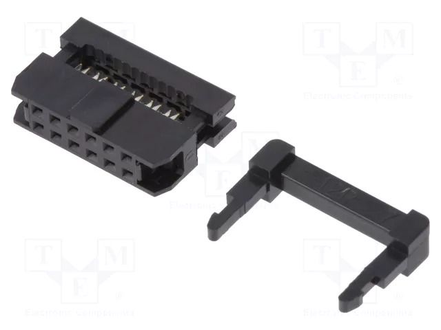 Connector: IDC; plug; female; PIN: 12; IDC; for ribbon cable; 2mm ADAM TECH 2FCSC112SGPBFSR