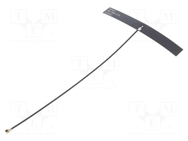 Antenna; ISM,RF; 0.3dBi,1.3dBi; linear; for ribbon cable; 79x10mm MOLEX 1052620002