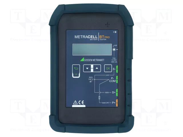 Tester: batteries and rechargeable batteries; 96x154x33mm; IP40 GOSSEN METRAWATT GM-B100B