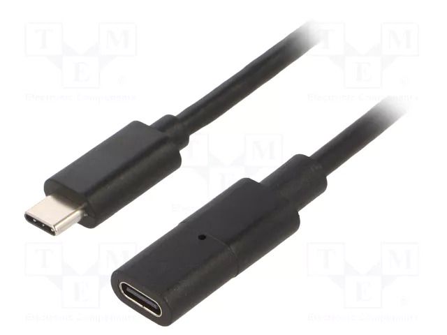 USB-USB; USB C socket,USB C plug; 1.5m CLIFF FCR72004