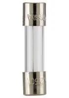 CARTRIDGE FUSE, TIME DELAY, 15A, 250VAC BK/S506-15-R