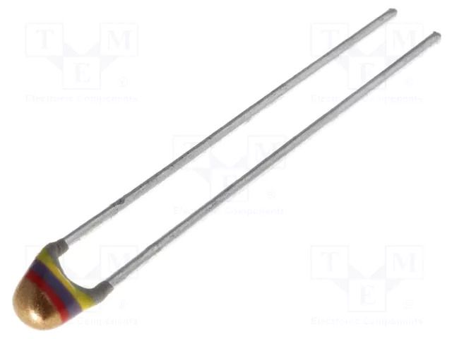 NTC thermistor; 4.7kΩ; THT; 3977K; -40÷125°C; 500mW VISHAY 640-4.7K